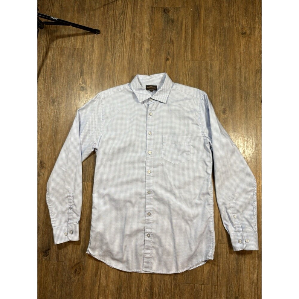 Rodd & Gunn Button Down Shirt Mens M Blue Gingham Italian